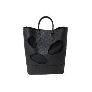 Louis Vuitton Rei Kawakubo Tote Bag Holes Monogram Empreinte Black
